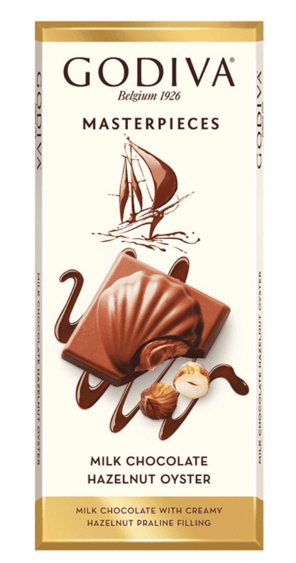Godiva Çikolatalı Sütlü Çikolatalı Fındıklı İstiridye 83 Gr