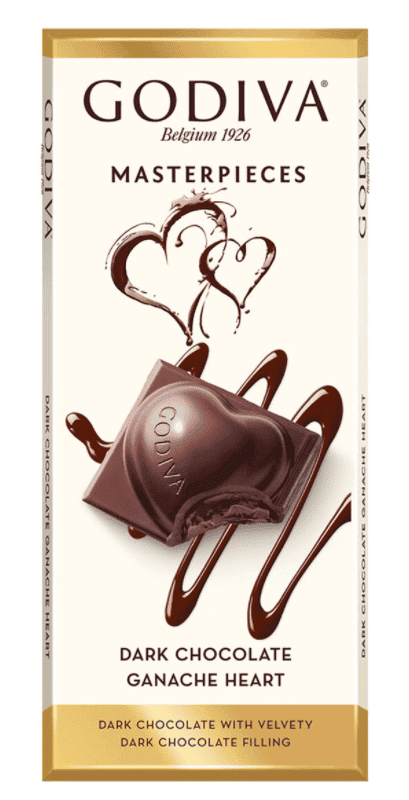 Godiva Bitter Çikolatalı Ganaj Kalp 86 Gr
