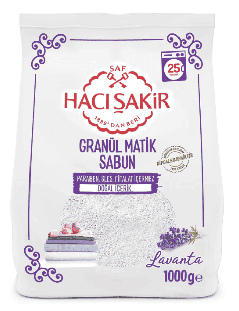 Hacı Şakir Granule Matic Soap Lavender 1000 gr
