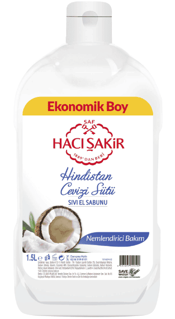 Hacı Şakir Liquid Soap Coconut 1500 ml