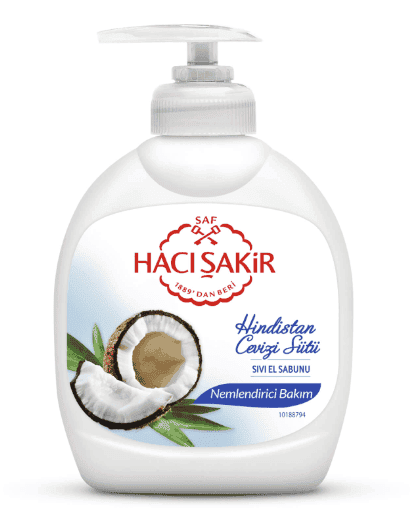 Hacı Şakir Sıvı Sabun Hindistan Cevizi 300 Ml