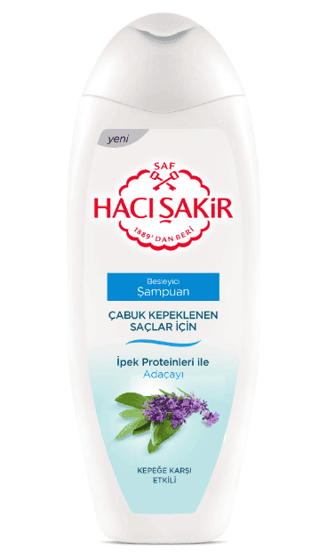 Hacı Şakir Shampoo Sage Effective Against Dandruff 500 ml