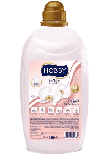 Hobby Gliserinli Sıvı Sabun Orkide 1800 Ml