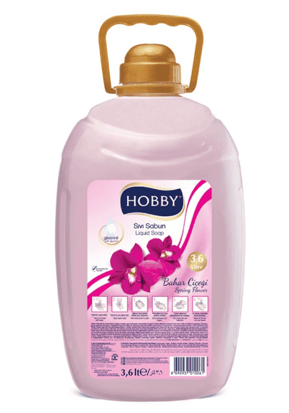 Hobby Gliserinli Sıvı Sabun Bahar Çiçeği 3600 Ml