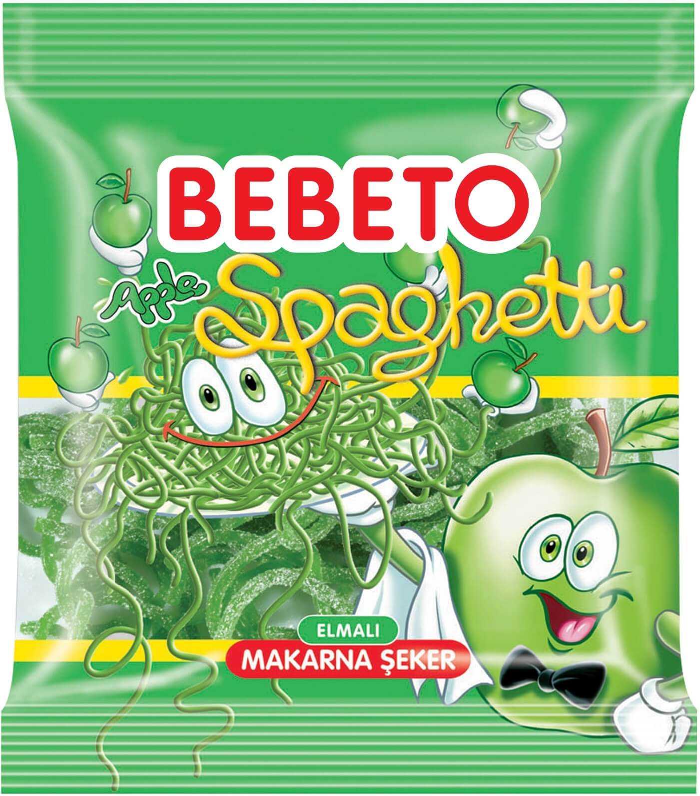 Kervan Gıda Bebeto Apple Spaghetti  80 Grx12