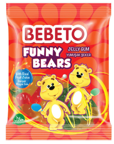 Kervan Gıda Bebeto Funny Bears 80 Gr