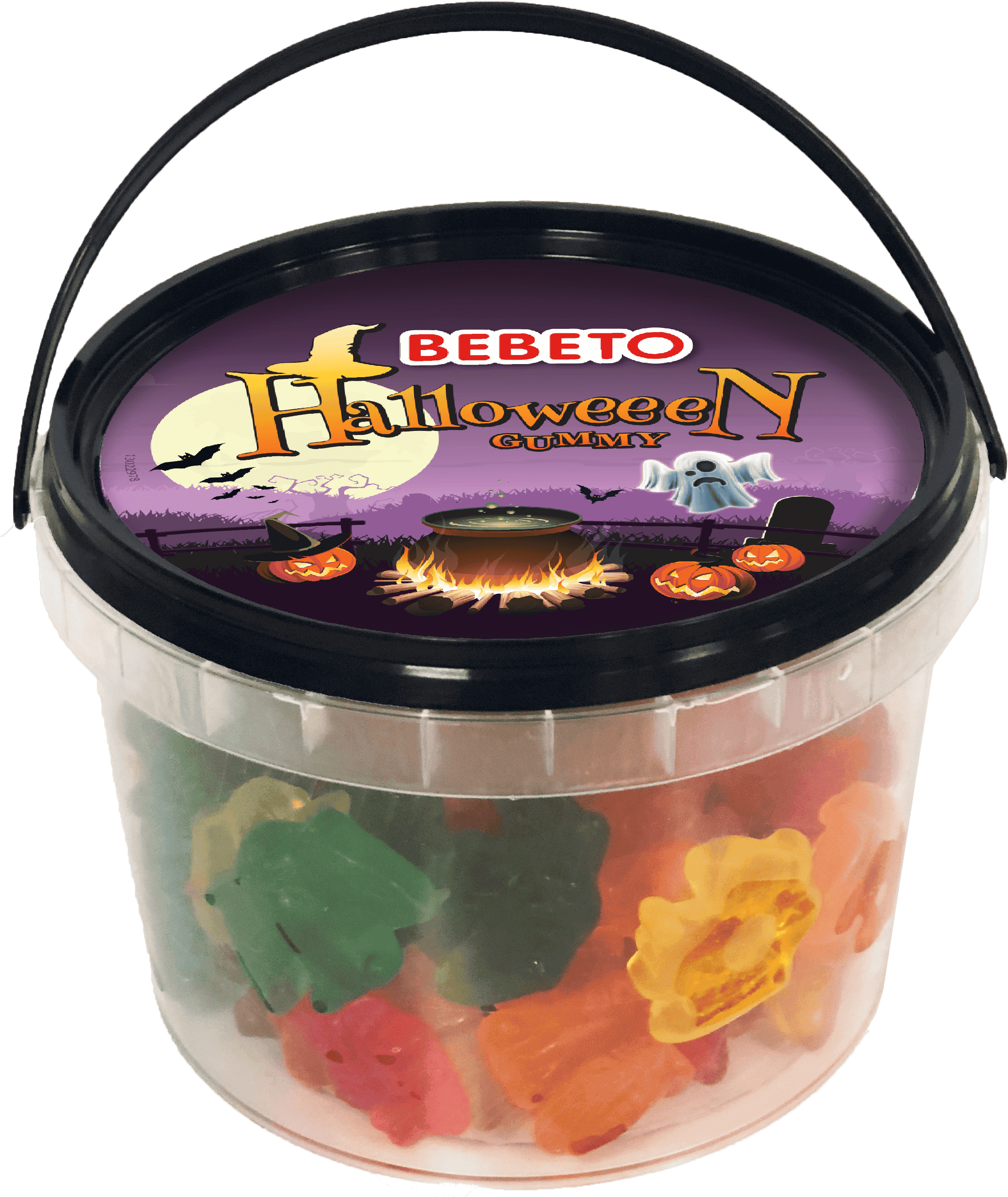 Kervan Gıda Bebeto Jelly Candy Halloweeen Bat  250 Grx18