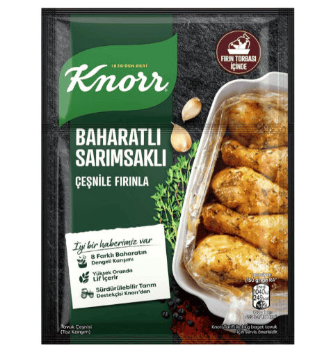 Knorr Baharatlı Sarımsaklı Çeşni 34 Gr