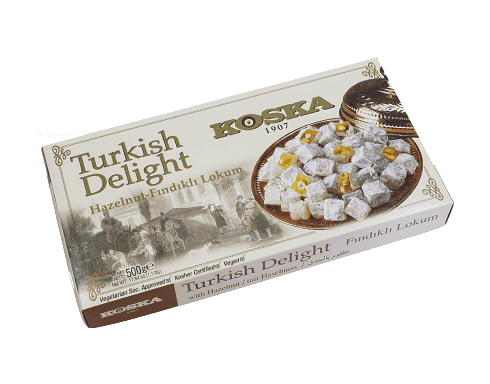 Koska Turkish Delight With Hazelnut 500 gr 