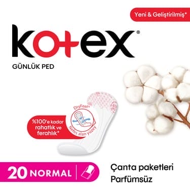 Kotex Günlük Ped Normal 20 Adet