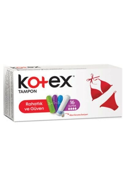 Kotex Tampon Süper 16 Adet