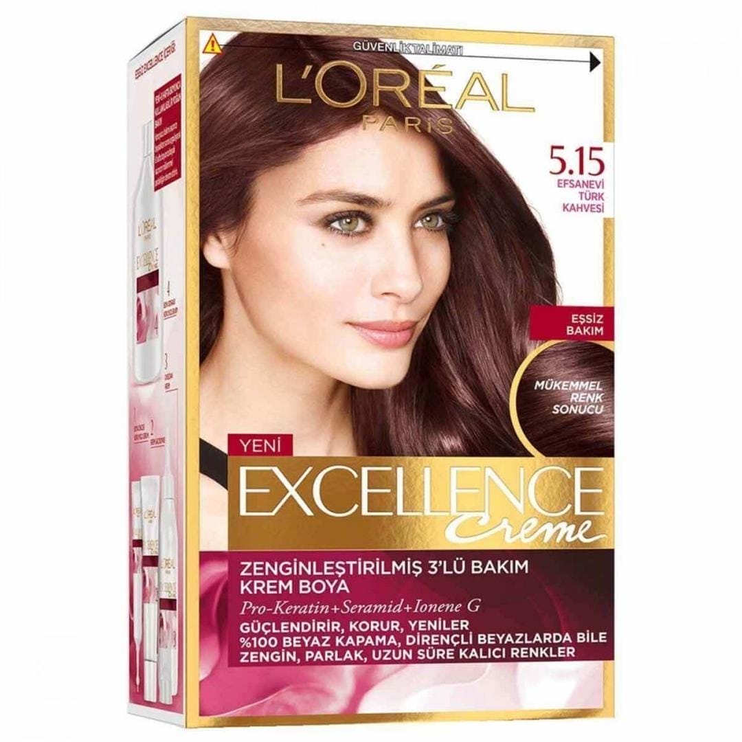 Loreal Excellence Enriched 5.15 Glacier Brown 1 pc 