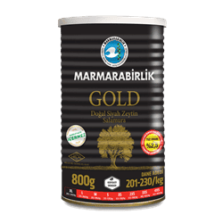 Marmarabirlik Siyah Zeytin Altın Salamura Yağ Boyutu : M 800 Gr