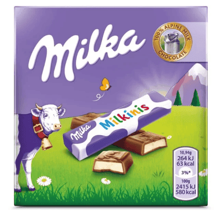 Milka Milkinis Tablet Chocolate 43.75 gr