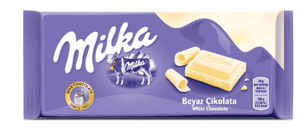 Milka Tablet White Chocolate 80 gr