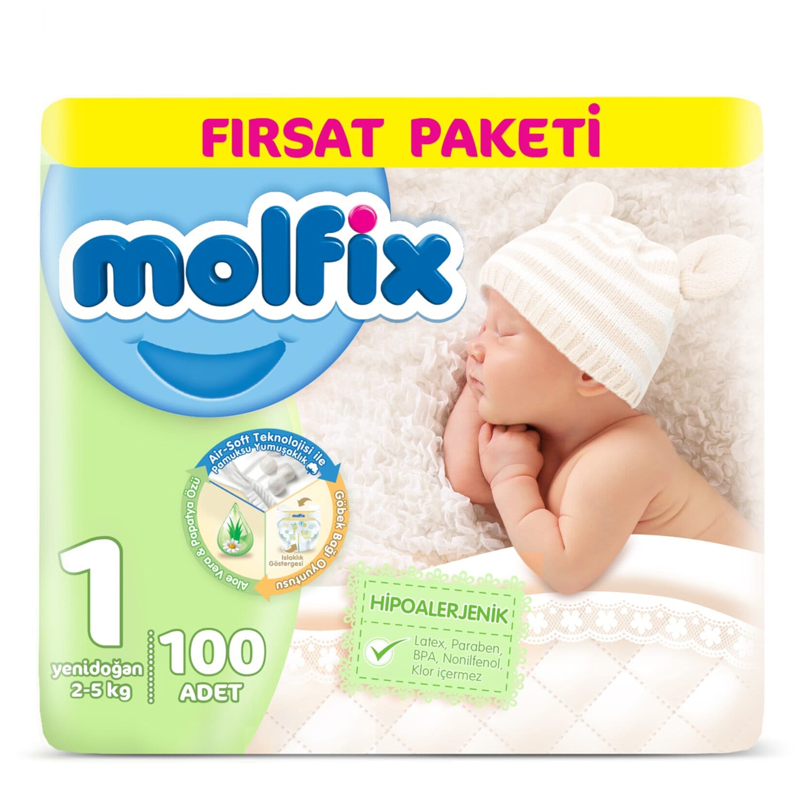Molfix Fırsat Paketi No 1 100 Adet