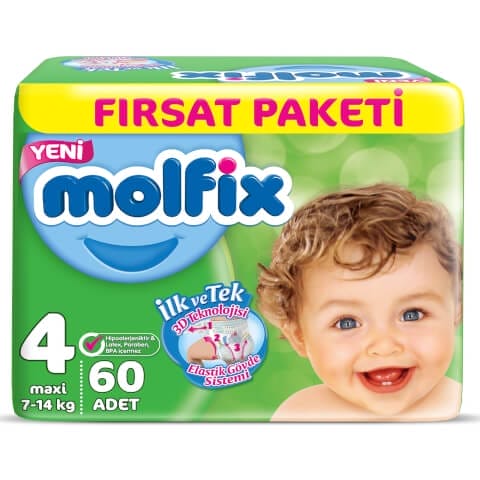 Molfix Fırsat Paketi No 4 60 Adet