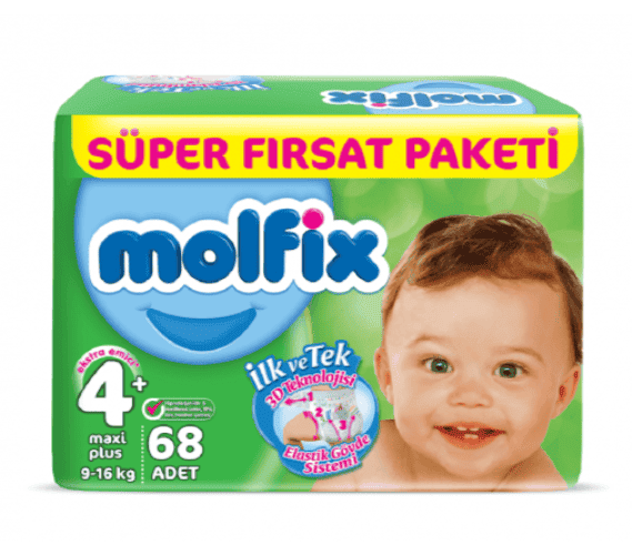 Molfix Fırsat Paketi No 4+ 68 Adet