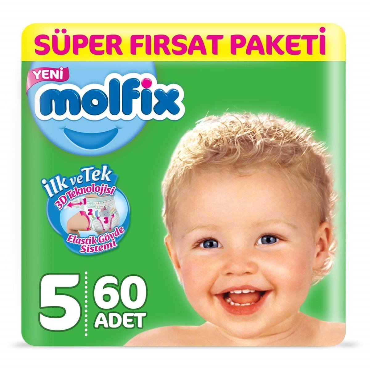Molfix Fırsat Paketi No 5 60 Adet