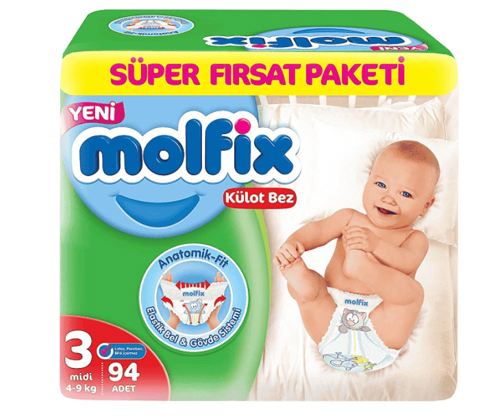 Molfix Pants Super Packet No 3 94 pc