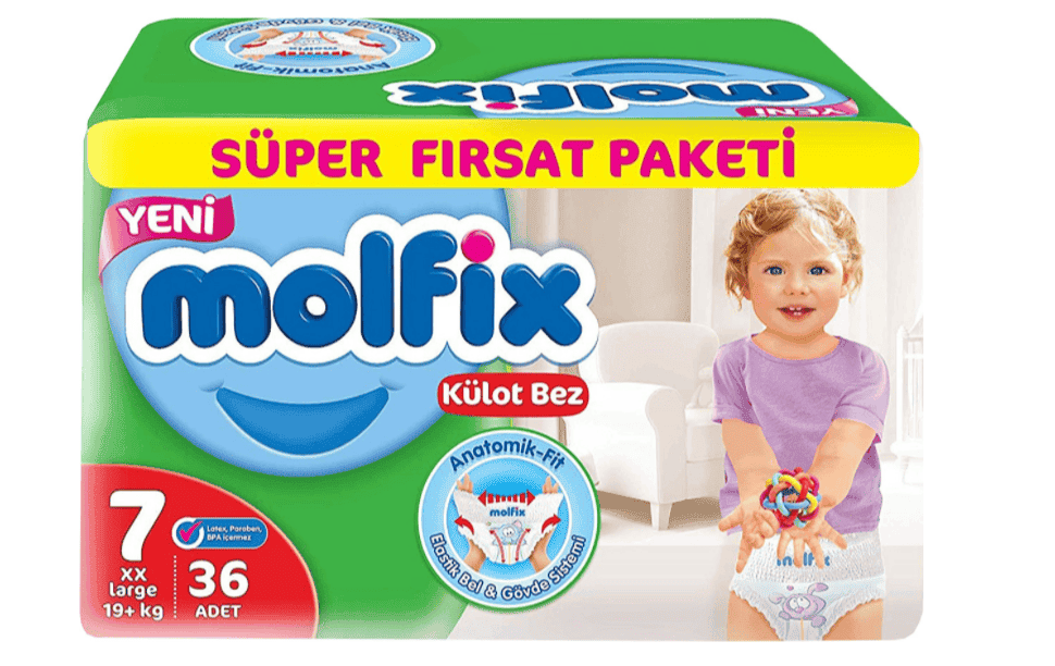 Molfix Pants Super Packet No 7 36 pc