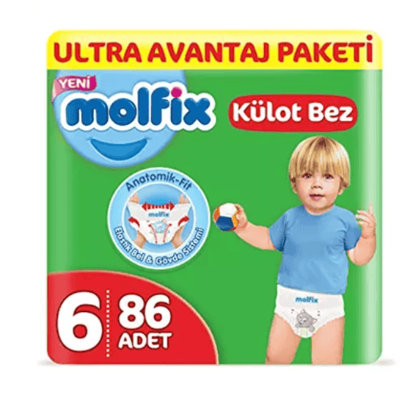 Molfix Pants Ultra Advantage Packet No 6 (Box) 86 pc 
