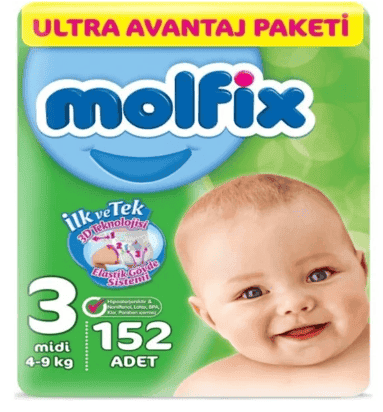 Molfix Ultra Advantage Package No 3 152 pcs