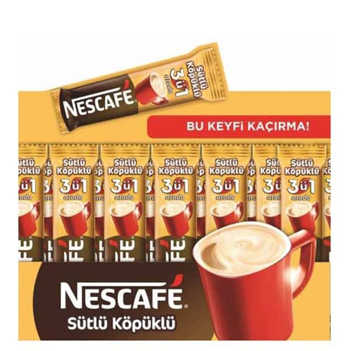 Nescafe 3in1 Milky Foam Package 10 pcs. – Turcamart ®