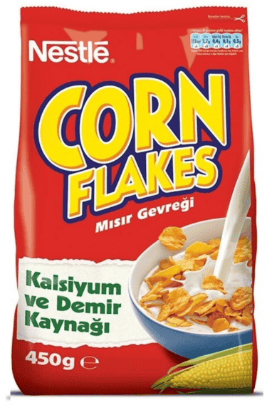 Nestle Corn Flakes Tam Tahıllı Mısır Gevreği 450 Gr