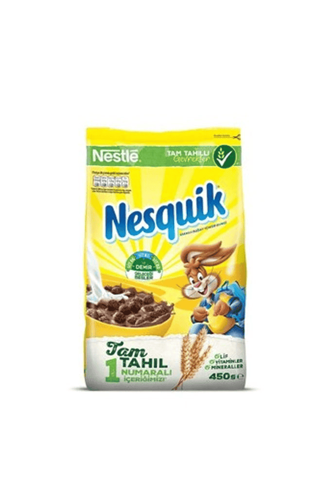 Nestle Nesquik Kakaolu Buğday Ve Mısır Gevreği 450 Gr
