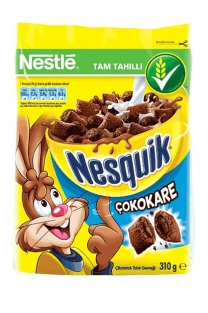 Nestle Nesquik Çokokare Çikolatalı Tahıl 310 Gr