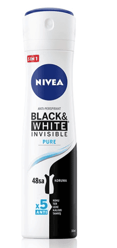 Nivea Deodorant B&w Pure Spray 150 ml 