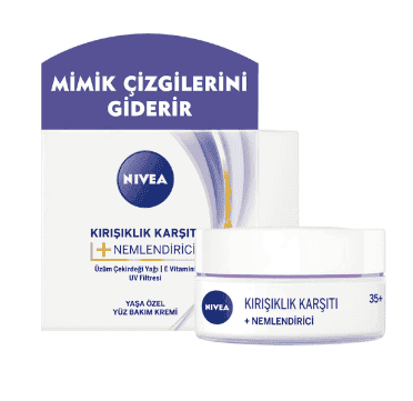 Nivea Yüz Bakım Kremi Yaşlanma Karşıtı Nemlendirici 35+ 50 Ml