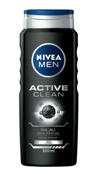 Nivea Shower Gel Men Active Clean 500 ml 