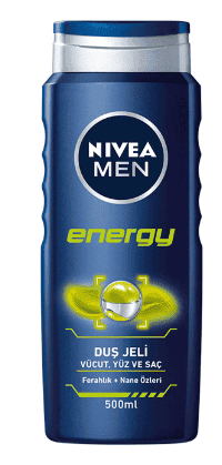 Nivea Shower Gel Men Energy 500 ml 