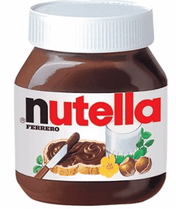 Nutella Chocolate Glass Jar 825 gr