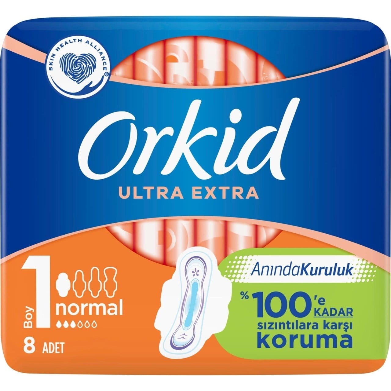 Orkid Ultra Ekstra Normal Ped 8 Adet