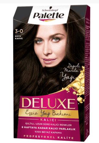 Palette Deluxe Saç Boyası Koyu Kahve 3-0 1 Adet
