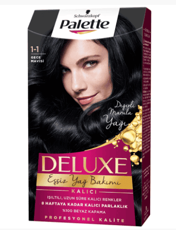 Palette Deluxe Hair Dye Midnight Blue 1-1 1 pcs