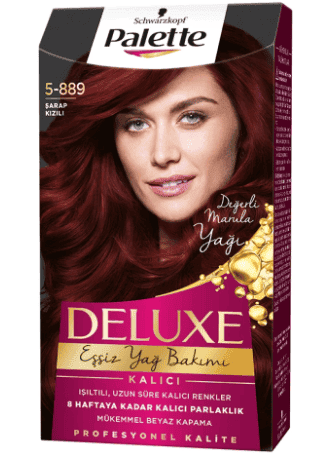 Palette Deluxe Hair Dye Wine Red 5-889 1 pcs