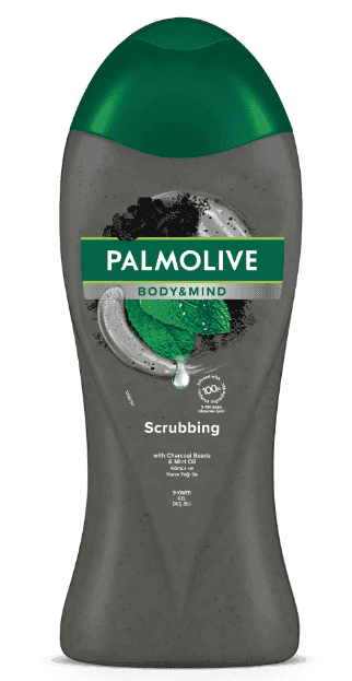 Palmolive Duş Jeli Body & Mind Aktif Kömür Ve Nane 500 Ml