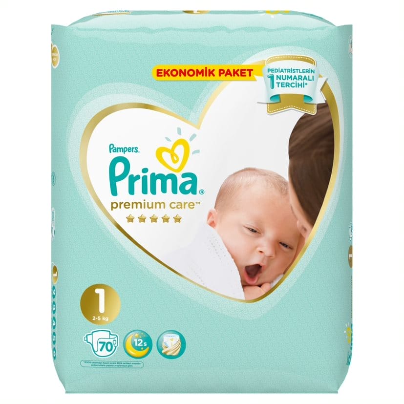 Pampers Prima No1 70 pc 
