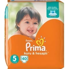 Pampers Prima No5 40 pc 