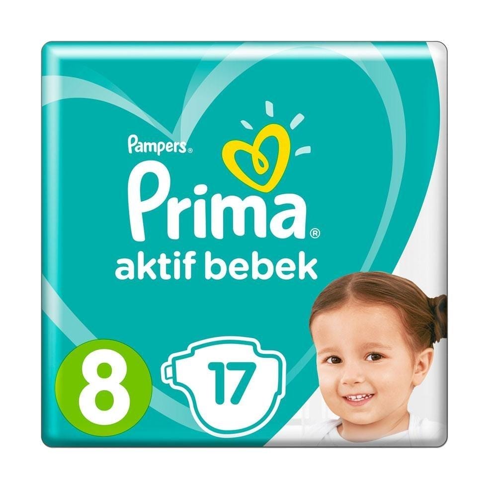 Pampers Prima No8 17 pc
