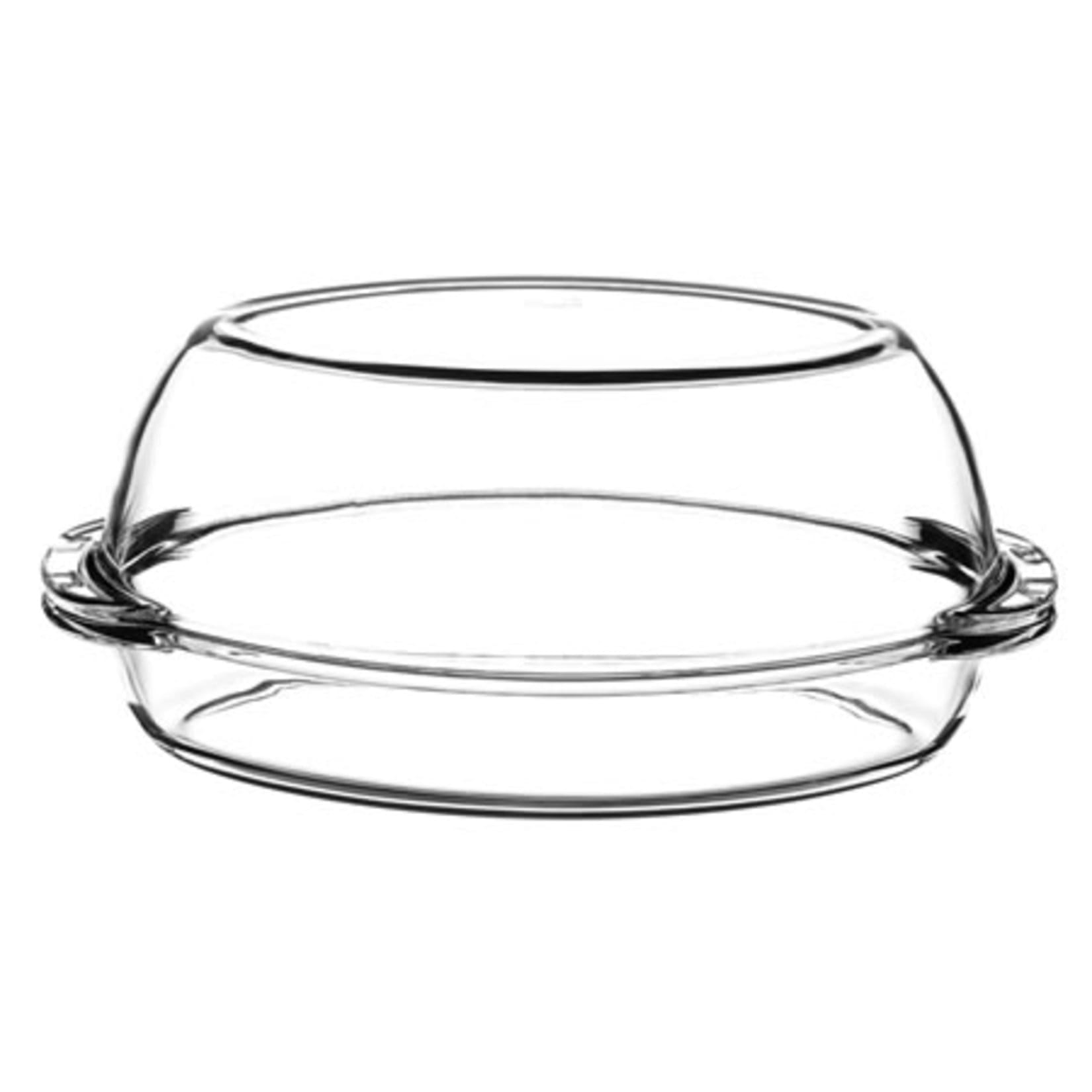 Paşabahçe Borcam Pyrex Oval Pan With Lid 1