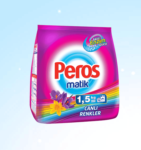 Peros Powder Detergent Glamarous Colors 1.5 kg 