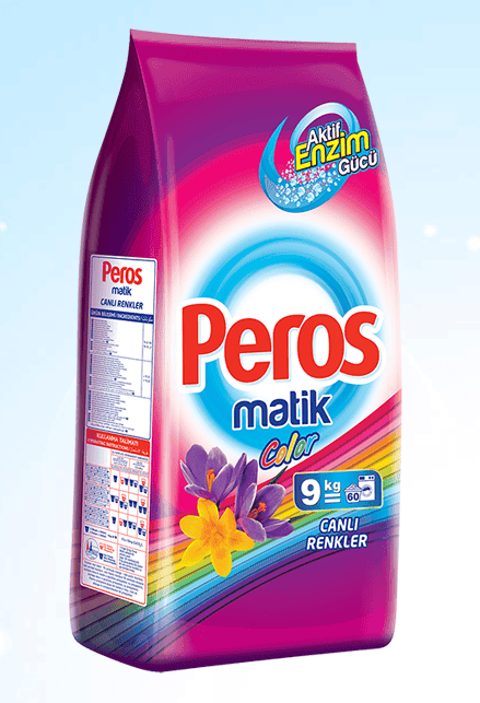 Peros Powder Detergent Glamarous Colors 9 kg 