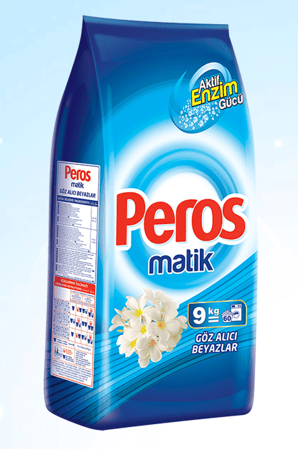 Peros Powder Detergent Glamarous Whites 9 kg 