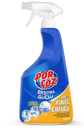 Porçöz Pas Ve Kireç Çözücü Sprey 750 Ml