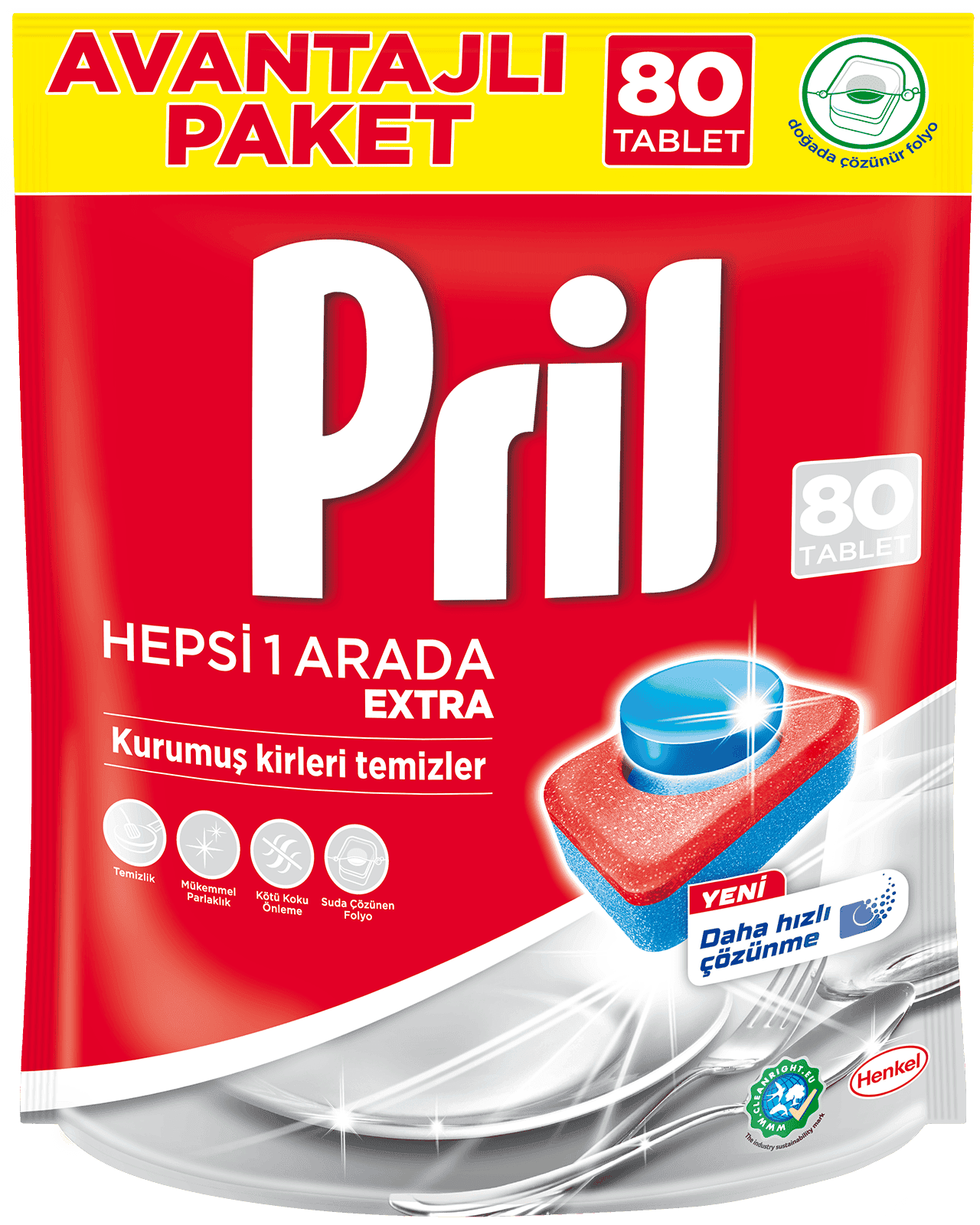 Pril Tabs All İn One 80 pcs